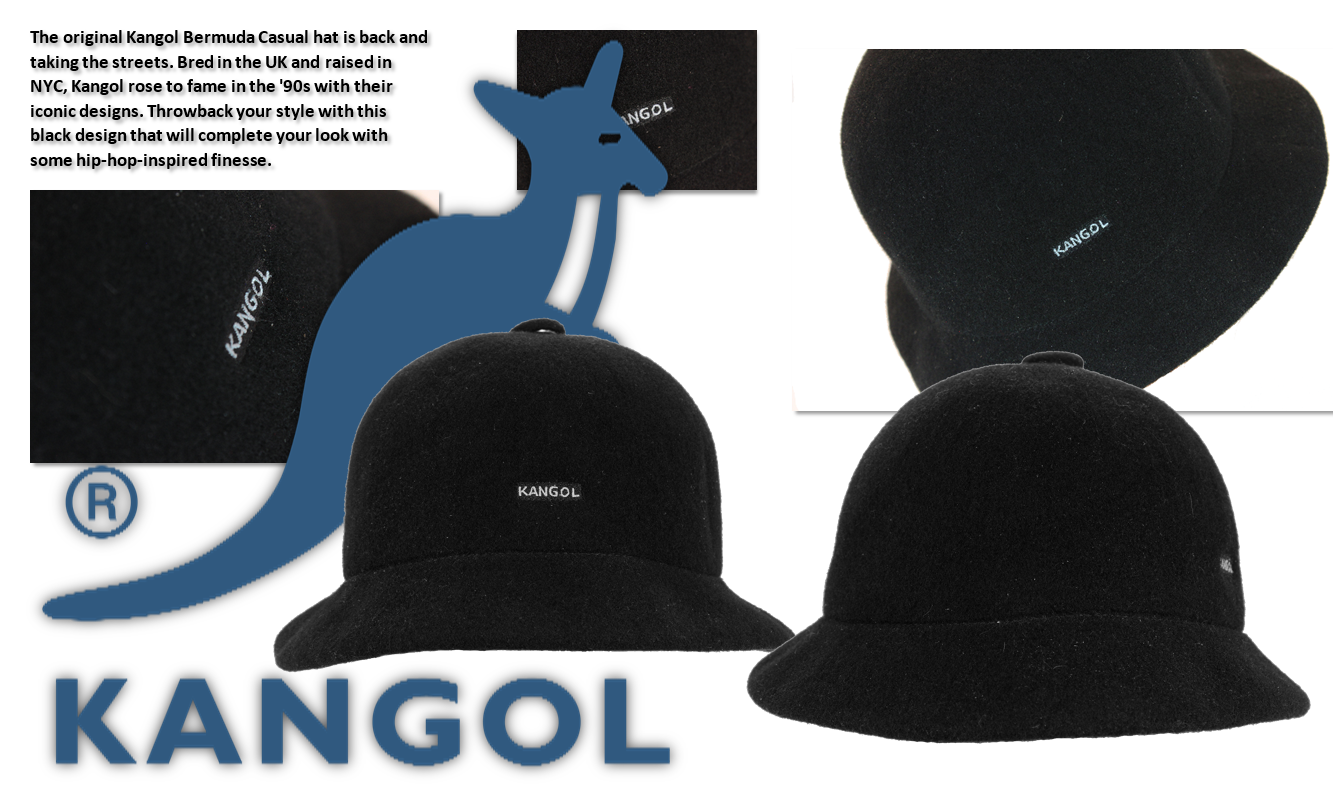 kangol men's bermuda casual bucket hat
